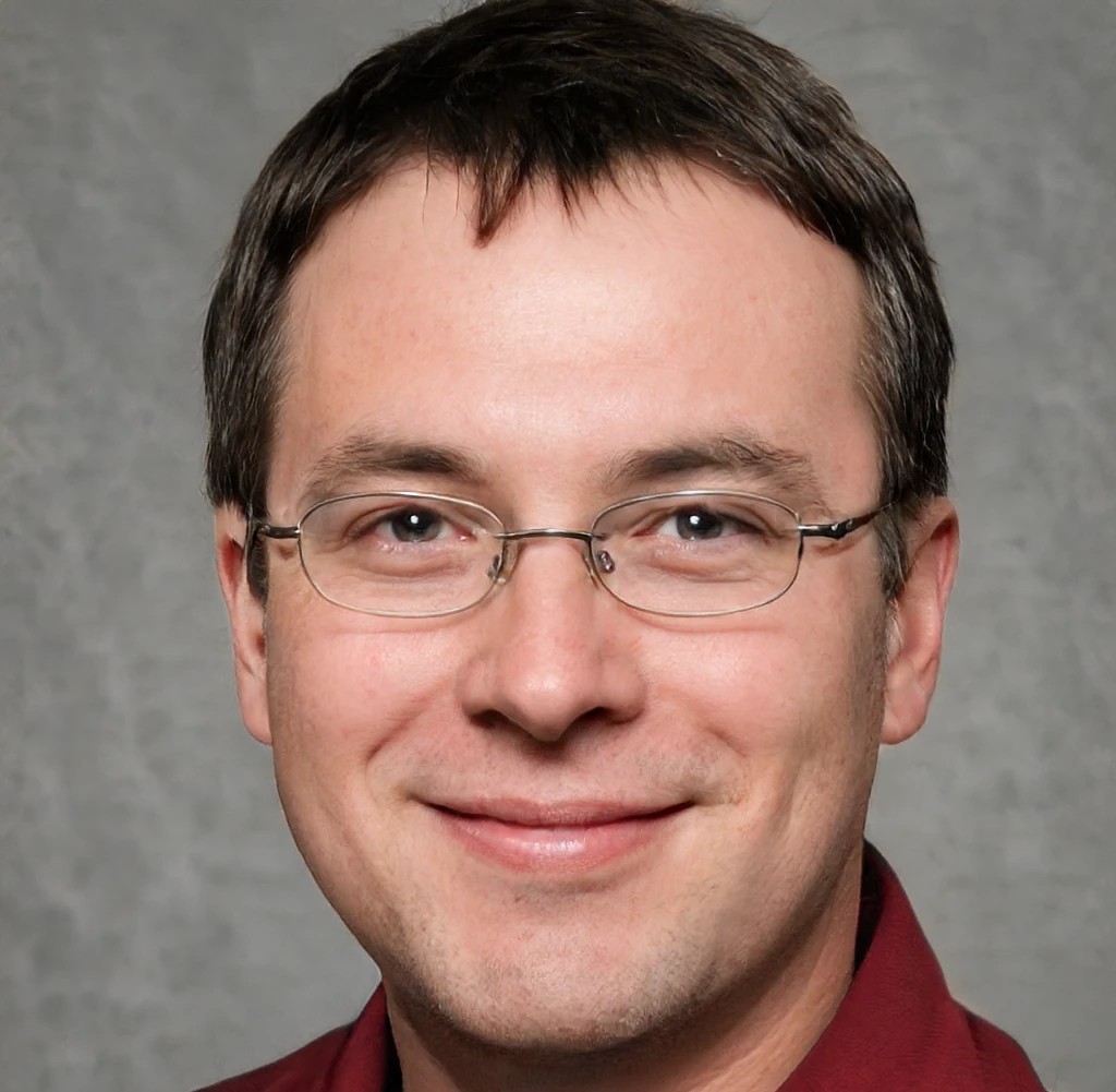 Smiling man with glasses portrait showcasing a happy Mental Wellness Montclair Virtual Therapy Client profile.